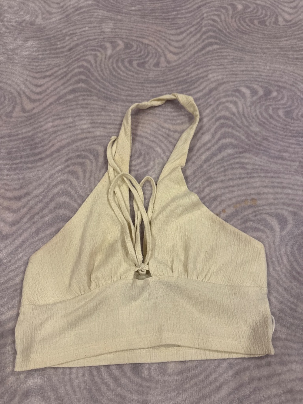 Halter crop top